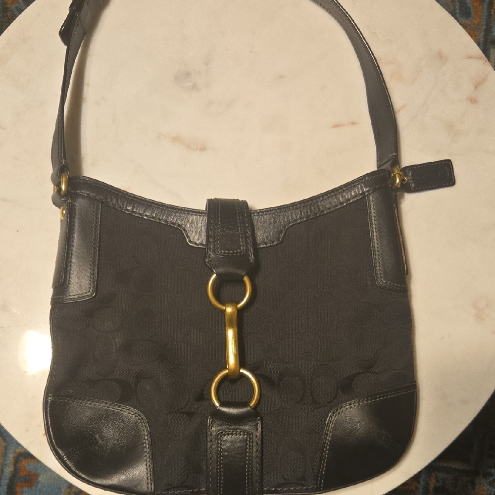 Coach Black Shoulder Bag